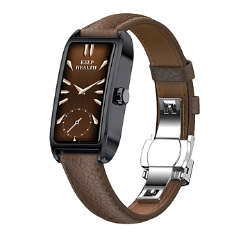 Philippe Palmer Smart Watch LP80 AMOLED Ladies Black Brown