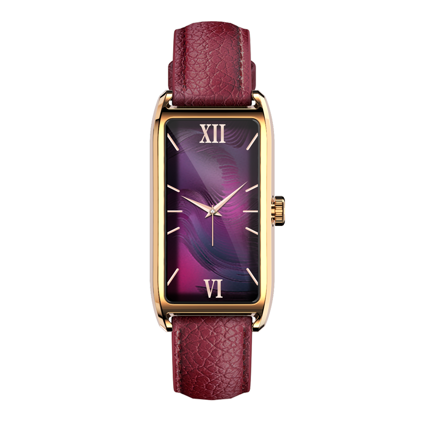 Philippe Palmer Smart Watch LP80 AMOLED Ladies Gold Burgundy - 2