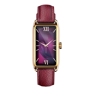 Philippe Palmer Smart Watch LP80 AMOLED Ladies Gold Burgundy