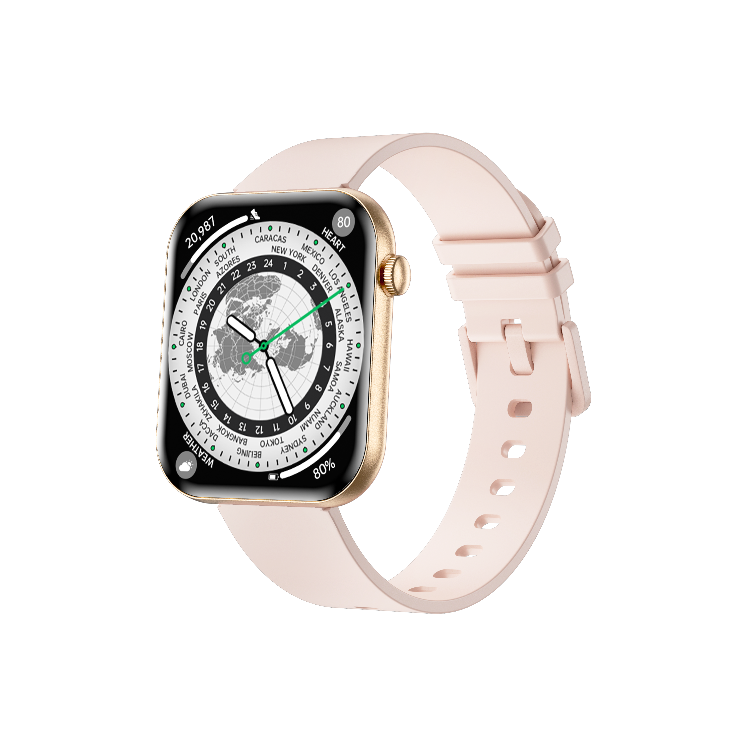 Philippe Palmer Smart Watch LP71 Ultra Thin AMOLED Gold - 4
