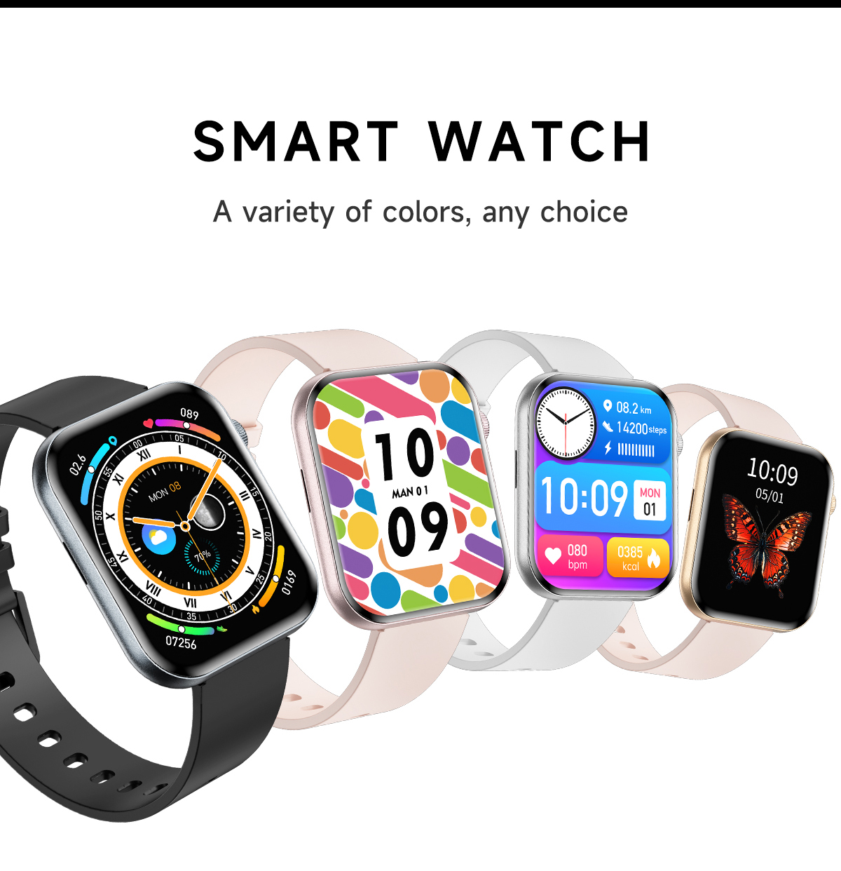 Philippe Palmer Smart Watch LP71 Ultra Thin AMOLED Gold - 47