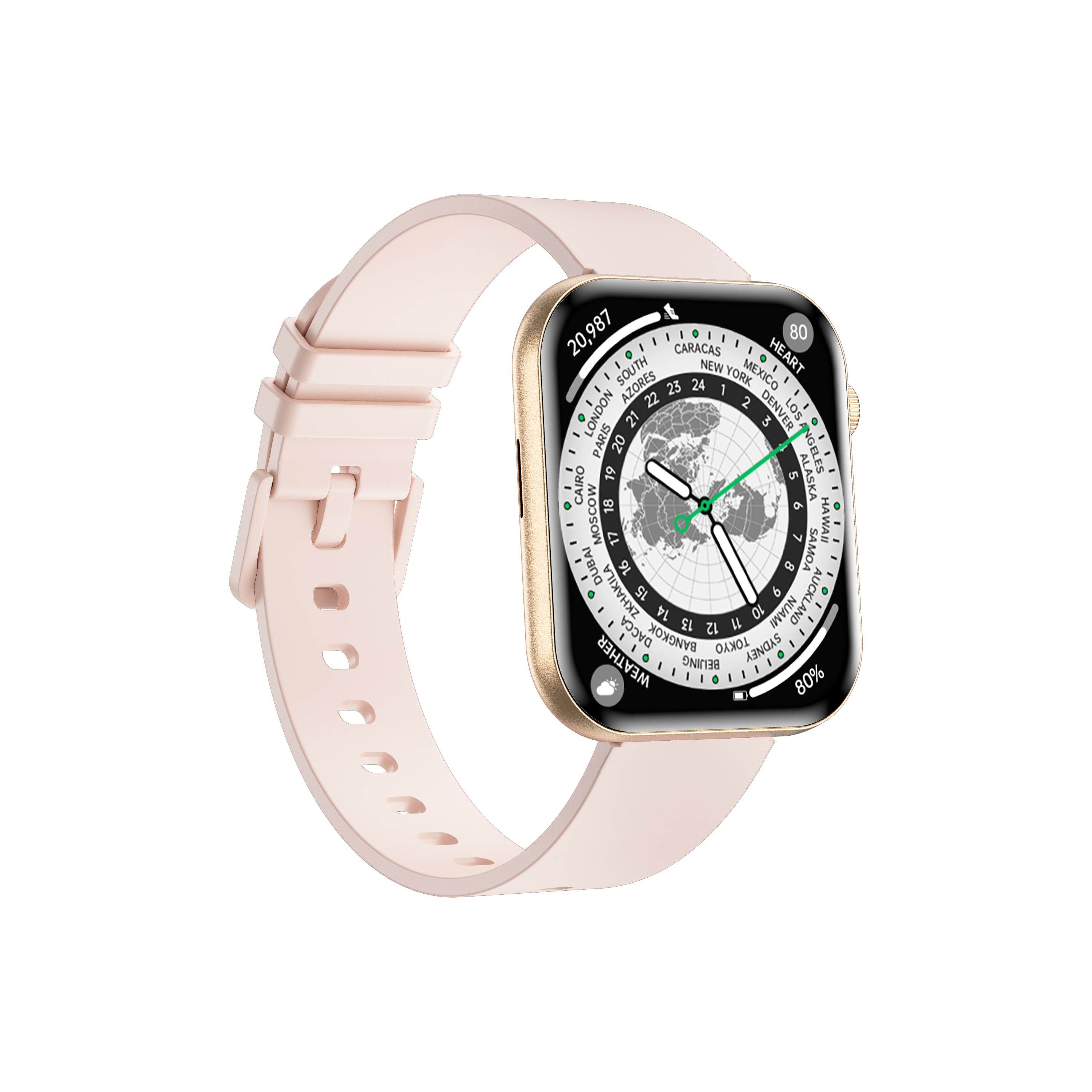 Philippe Palmer Smart Watch LP71 Ultra Thin AMOLED Gold - 10