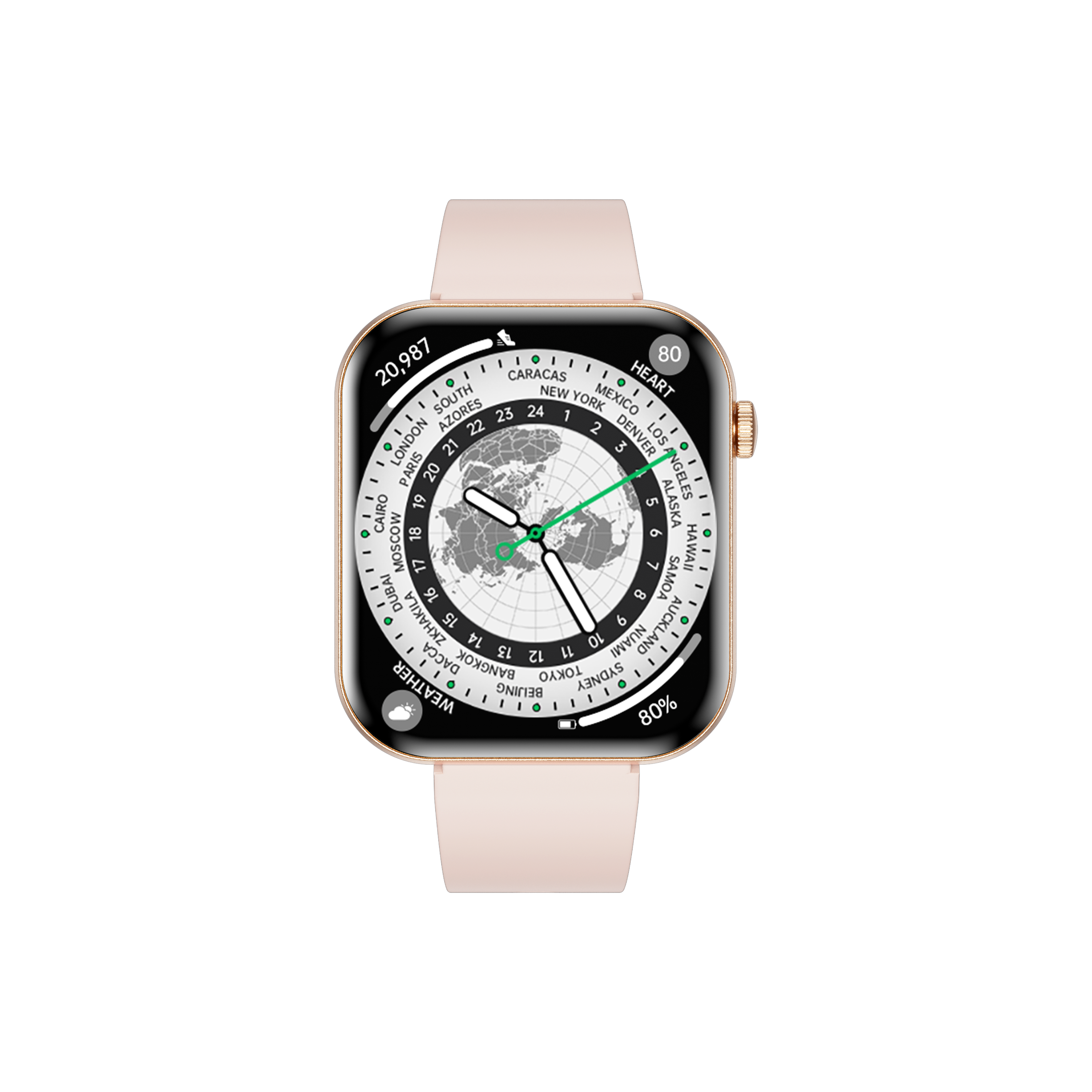 Philippe Palmer Smart Watch LP71 Ultra Thin AMOLED Gold - 17