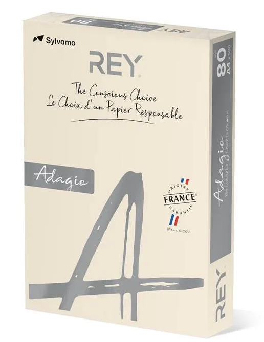 Färgat kopieringspapper Rey Adagio Ivory - 2