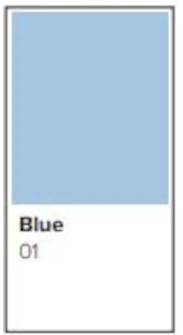 Färgat kopieringspapper Rey Adagio Blue - 3