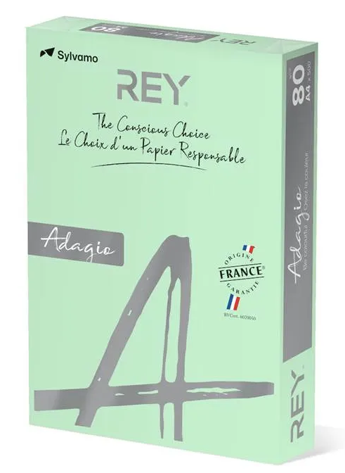 Färgat kopieringspapper Rey Adagio Green - 2