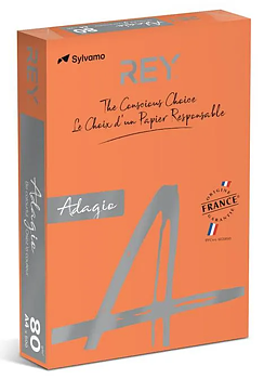 Färgat kopieringspapper Rey Adagio Orange