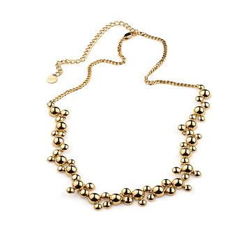 SIGRÉN Stella Rain Grande halsband guld