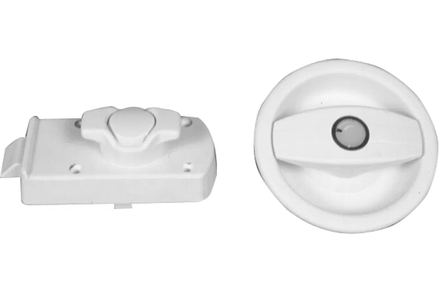 Door lock white Adria excl. key &amp; lock bolt