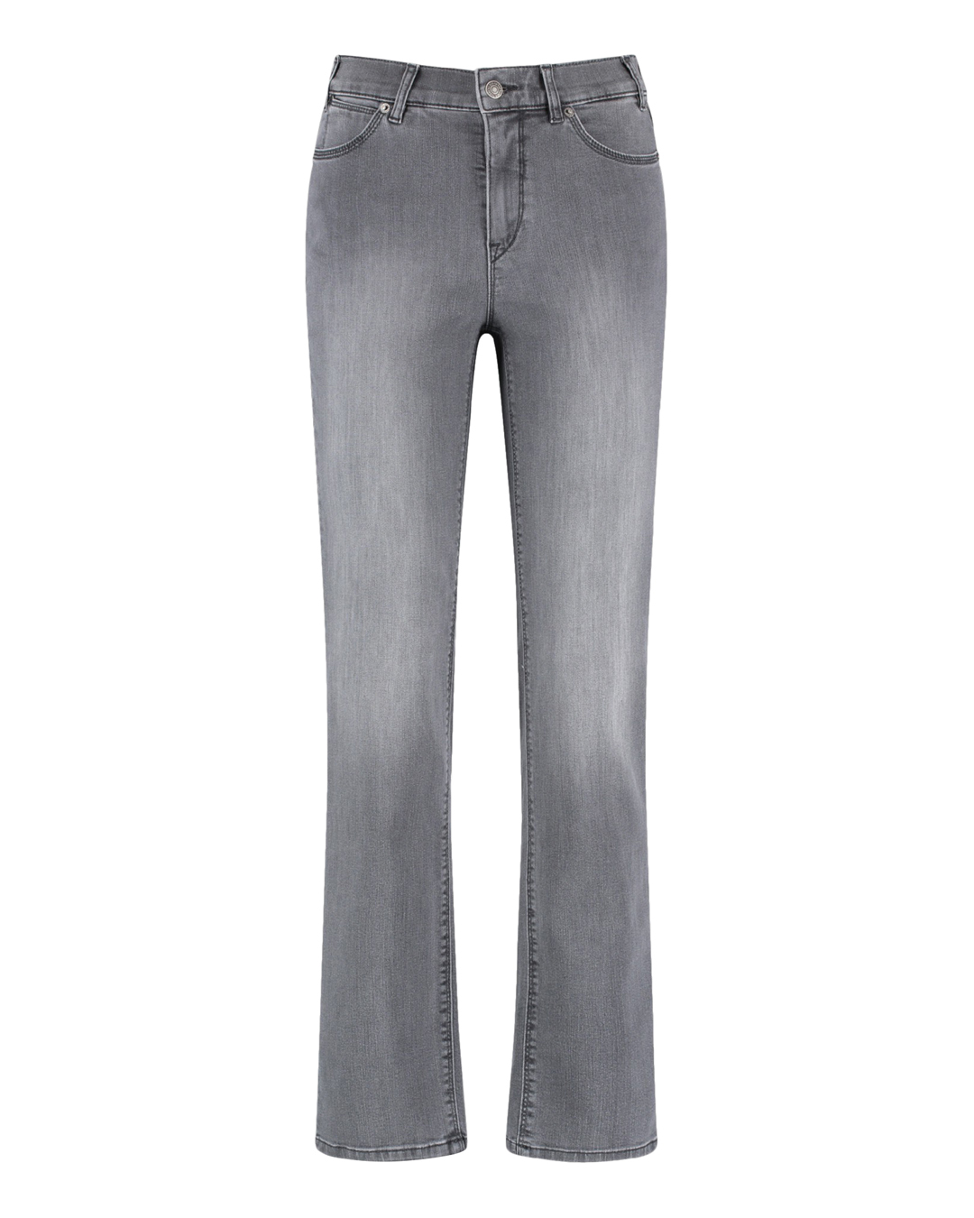 Jeans Annik straight fit mörkgrå