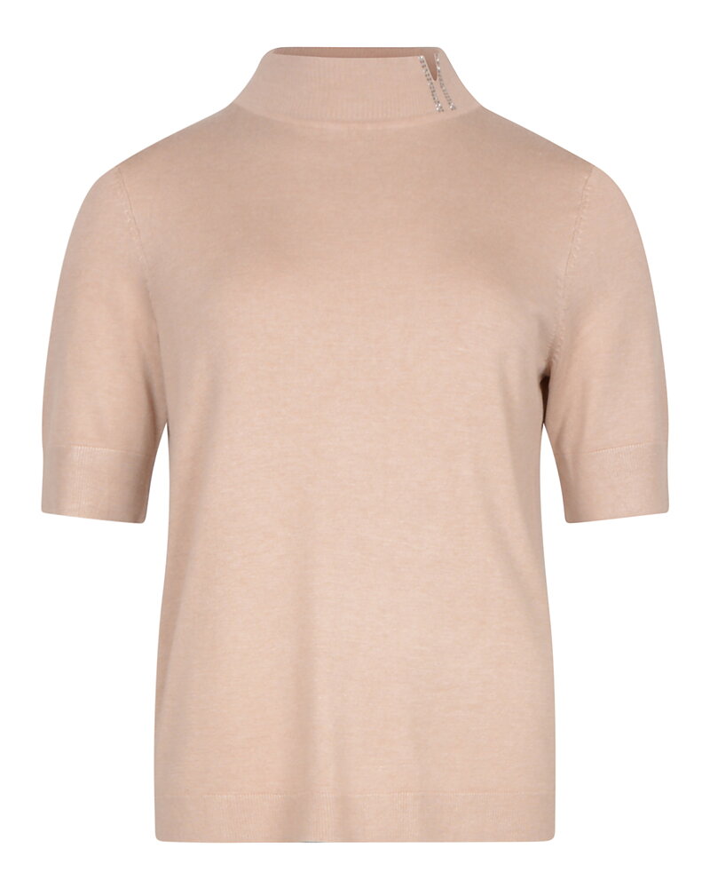 Topp turtle strassdetalj beige