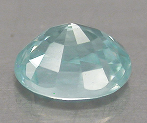 0,53 ct, piedra preciosa suelta de circón azul natural de corte ovalado muy bonita - 2