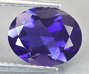 Piedra preciosa de iolita suelta natural ovalada de alta calidad de 1,94 ct