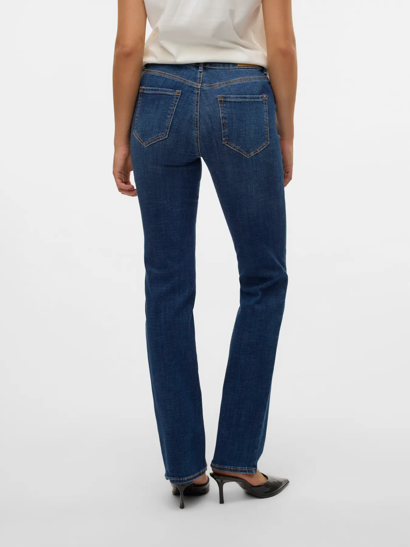 Vero Moda - Flash Rak Jeans Dark Blue  - 2