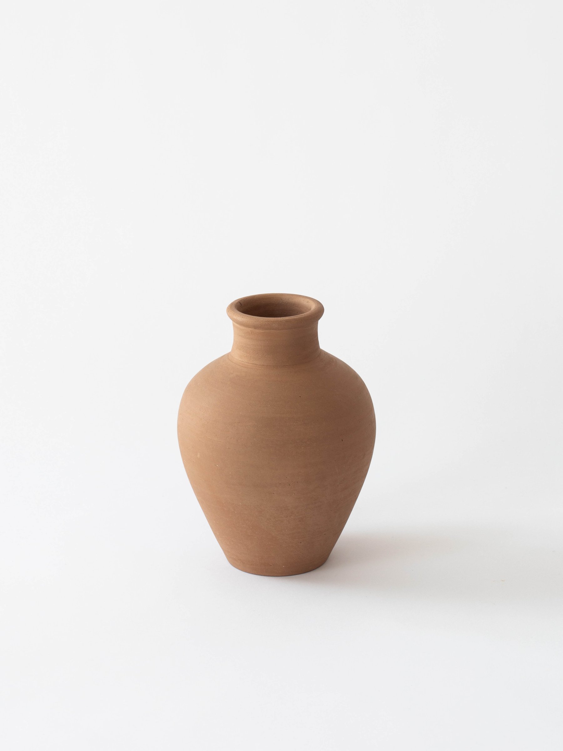 Hög Vas/Urna  Terracotta Liten