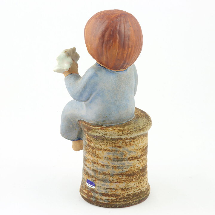Lisa Larson (Sculptures 1977) Fantastic Flower Girl 22 cm (2)