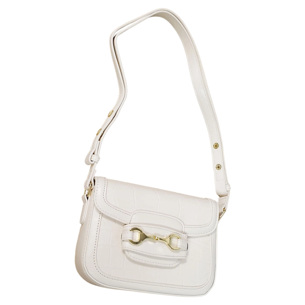 Shoulder Bag AWST Intl Snaffle Bit White - 3