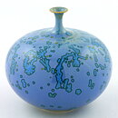 Dan Grip (1985) Unique Blue Swelling Vase 11 cm