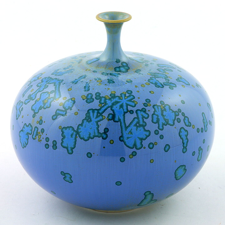 Dan Grip (1985) Unique Blue Swelling Vase 11 cm