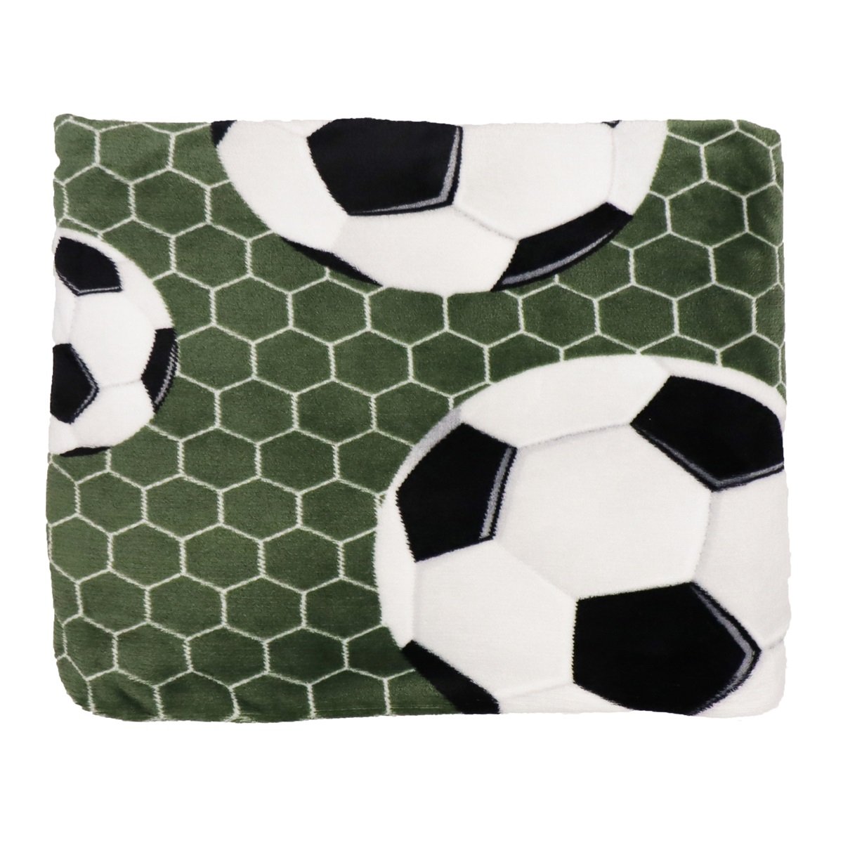 Fotboll pläd 130x150 grön