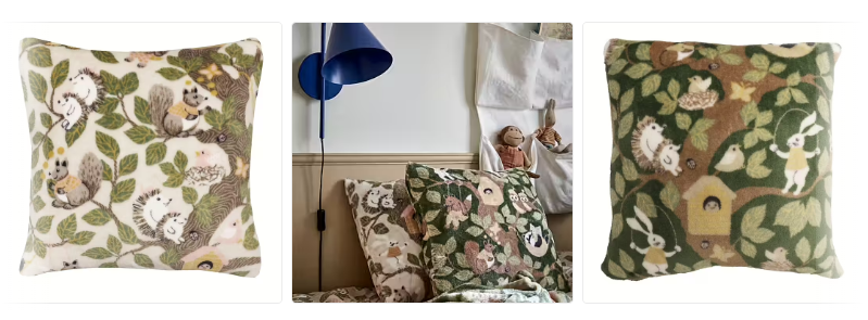 Skogsliv kuddfodral 45x45