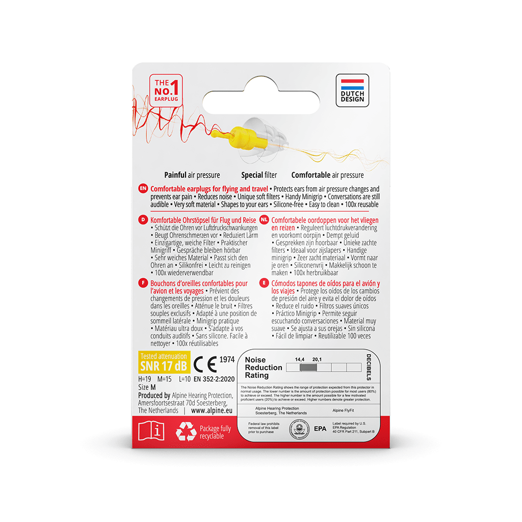 Alpine Flyfit - Earplugs for flying - 5