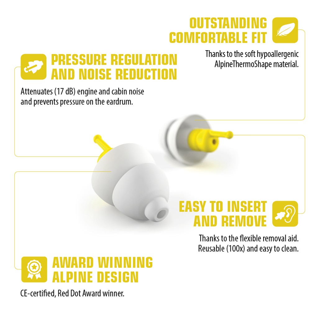 Alpine Flyfit - Earplugs for flying - 4