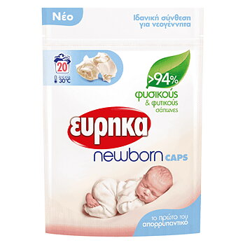 eurika, Newborn Detergent for newborns 20x18gr capsules