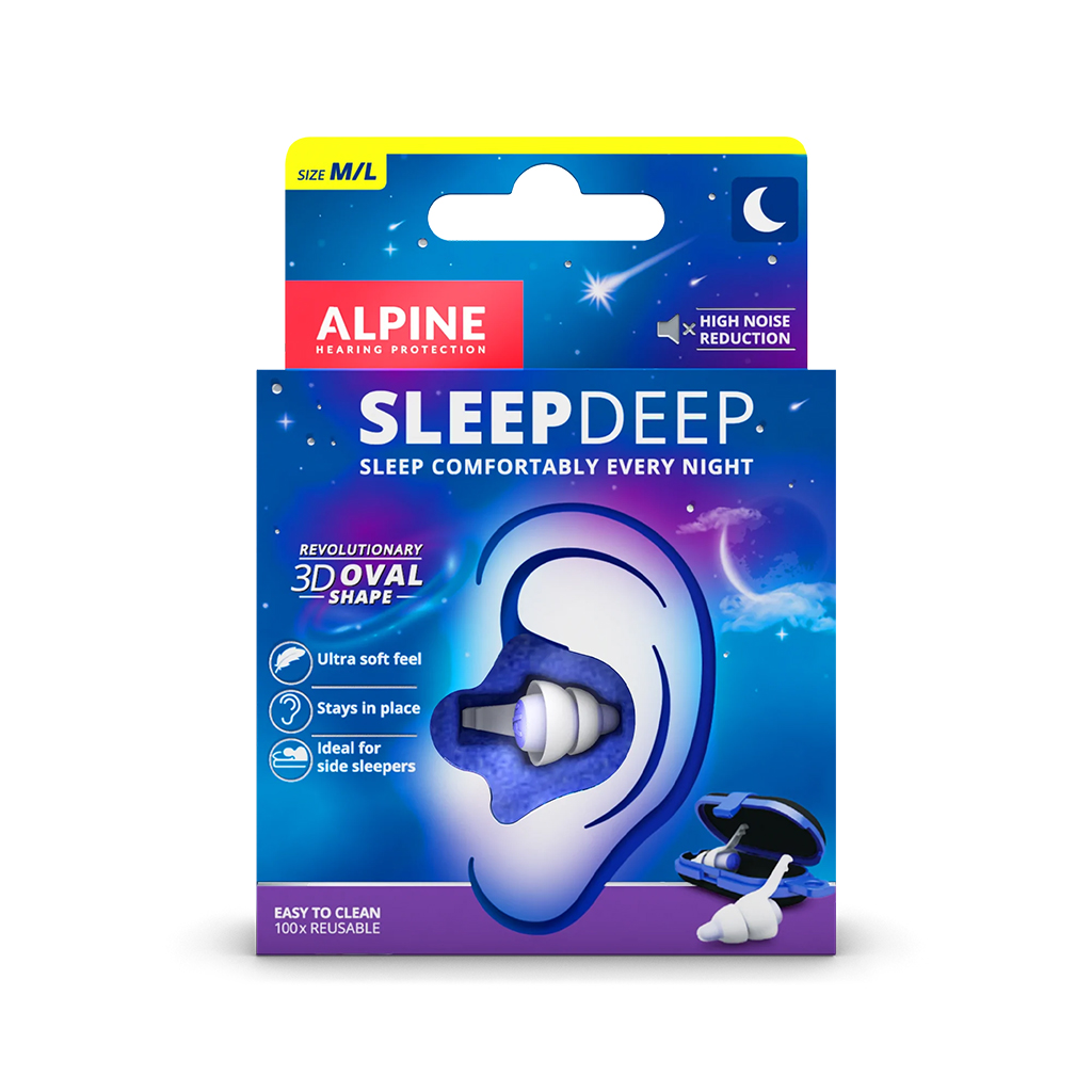 Alpine SleepDeep - Komfortable ørepropper for søvn