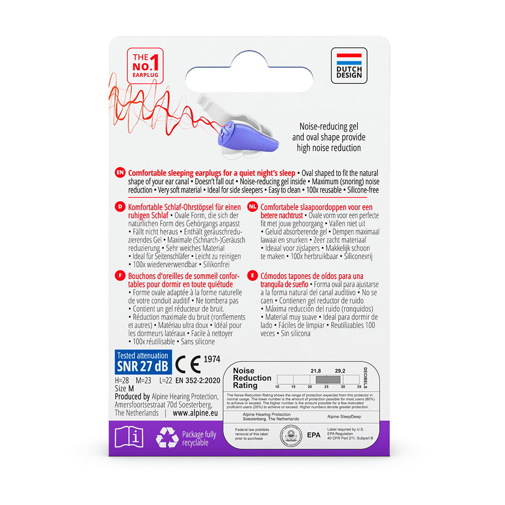 Alpine SleepDeep - Comfortable earplugs for sleep - 7