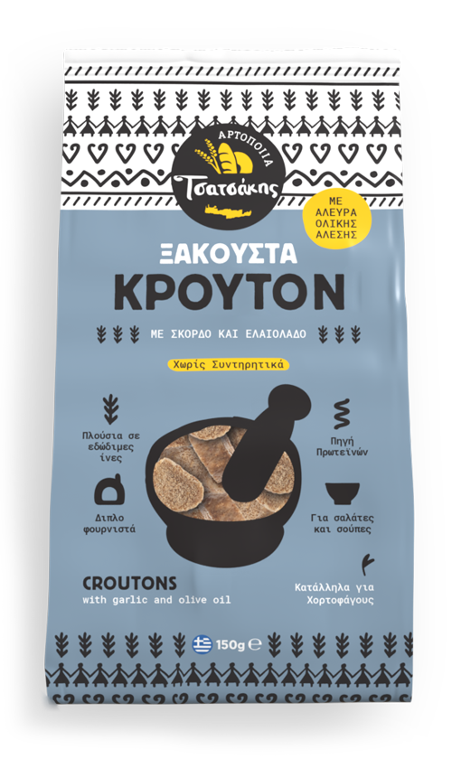 tsatsakis, Krutong med vitlök 150g