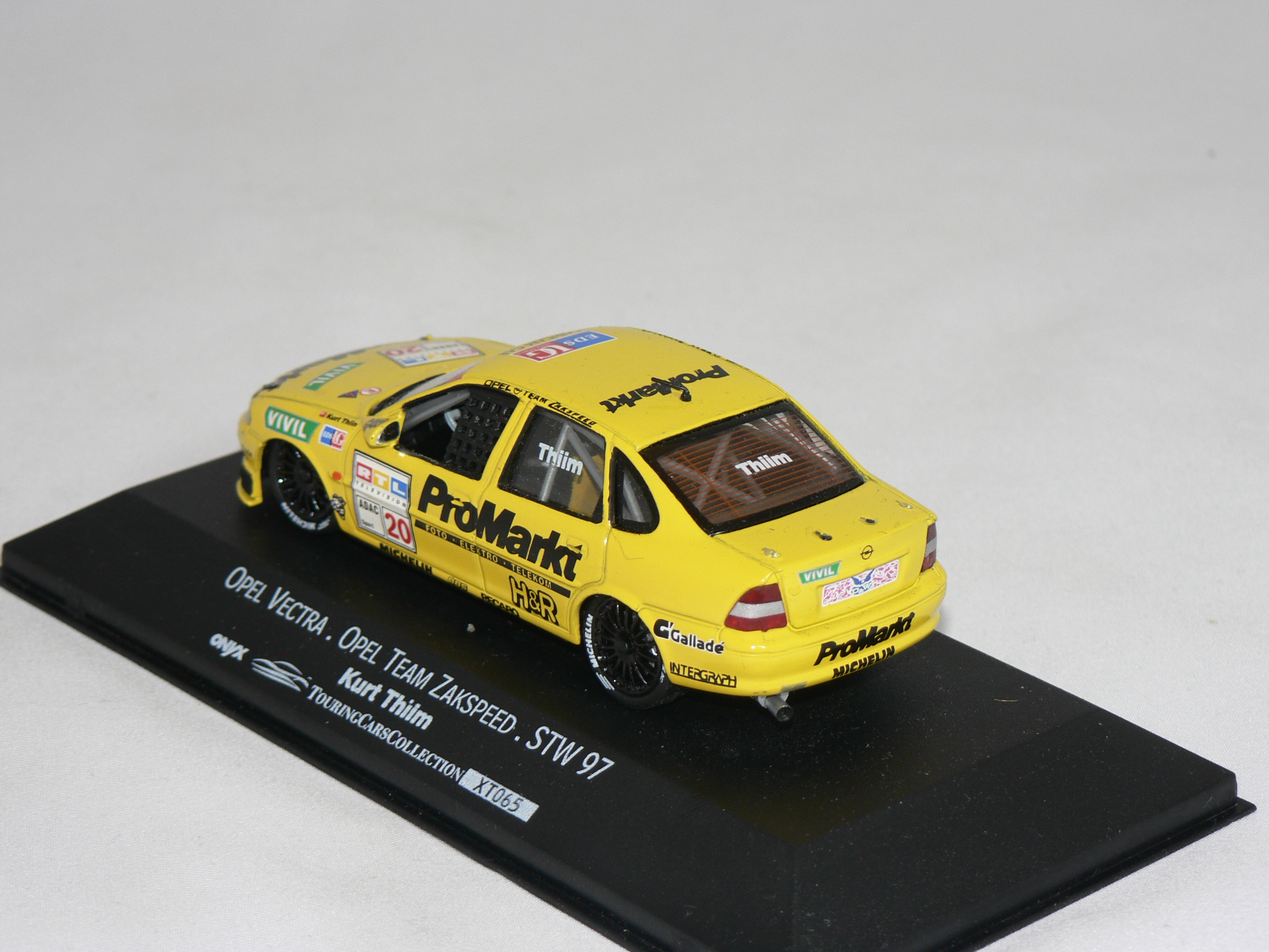 Opel Vectra  #20 1997 (Opel Team Zakgpeed  Kurt Thilm) 1:43 Onyx - 2