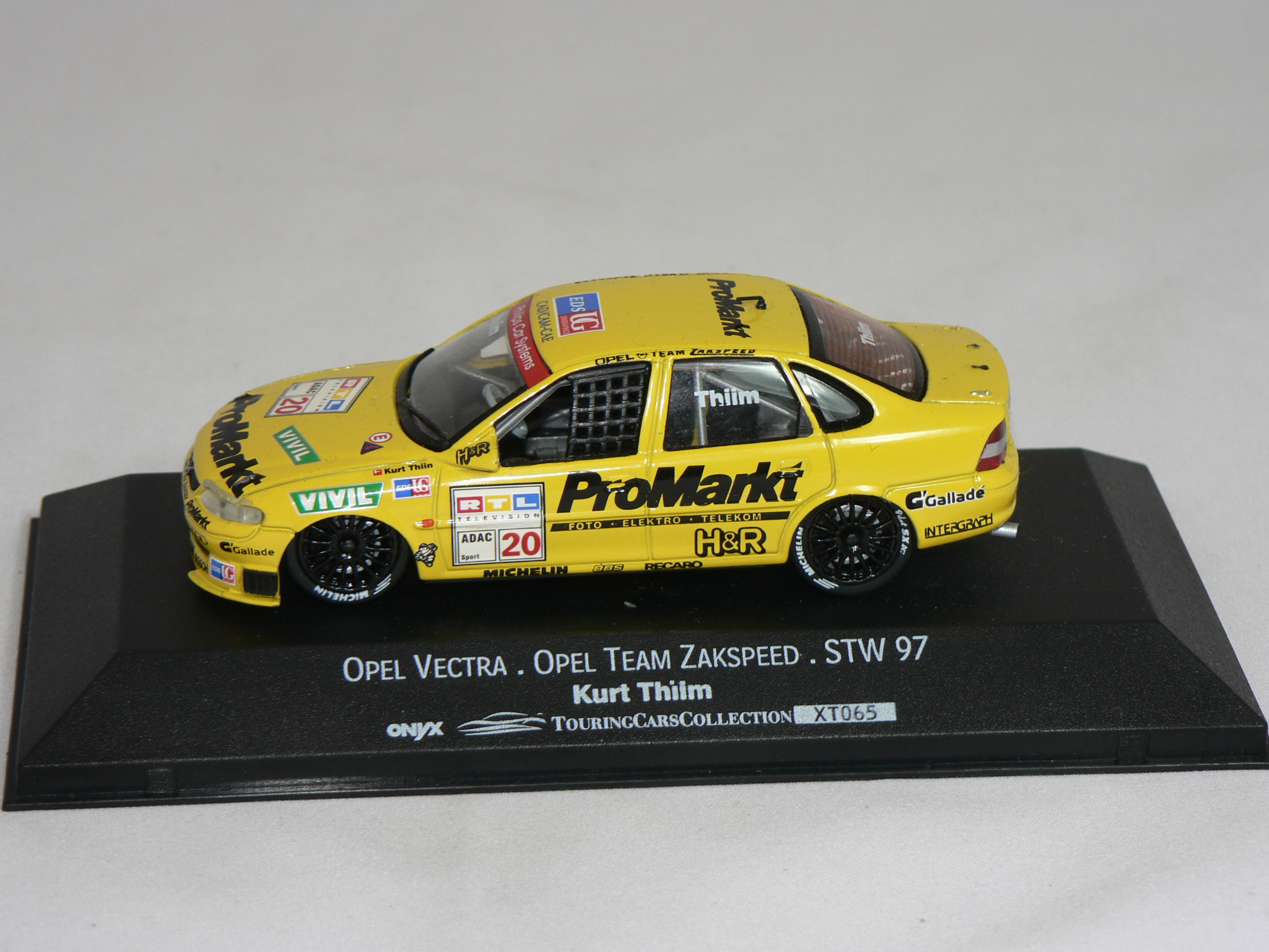 Opel Vectra  #20 1997 (Opel Team Zakgpeed  Kurt Thilm) 1:43 Onyx - 3