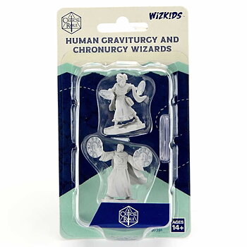Critical Role Unpainted Miniatures: Human Graviturgy and Chronurgy Wizards Female