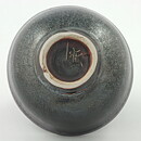 Isak Isaksson (2000s) Unique Chawan Bowl with Black Glaze 13 cm #54