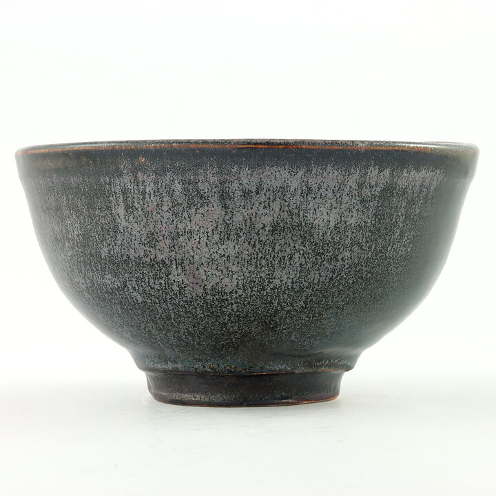 イサク・イサクソン  一点もの  黒色のボウル  茶碗  (13cm)  2000年代  #54