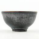 イサク・イサクソン  一点もの  黒色のボウル  茶碗  (13cm)  2000年代  #54