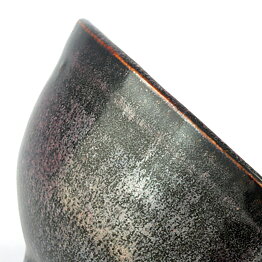 Isak Isaksson (2000s) Unique Chawan Bowl with Black Glaze 13 cm #54