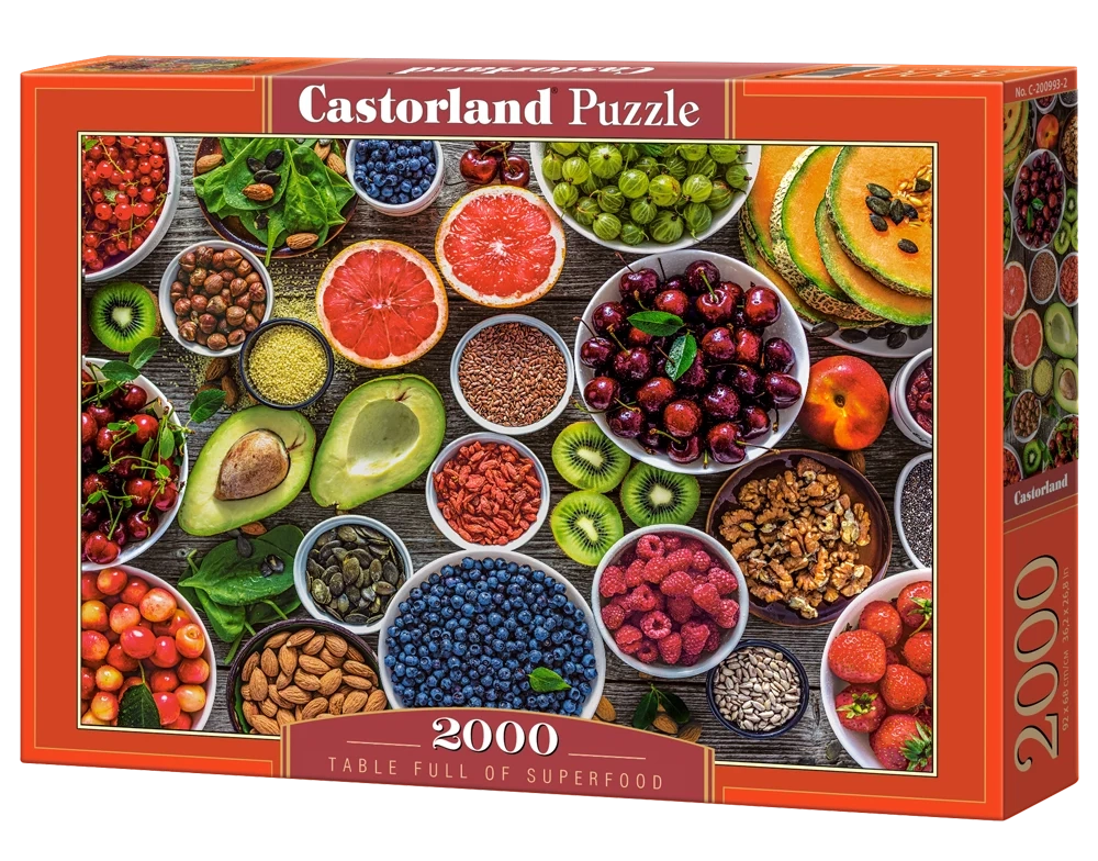 Table Full of Superfood, 2000 Bitar Castorland - 2