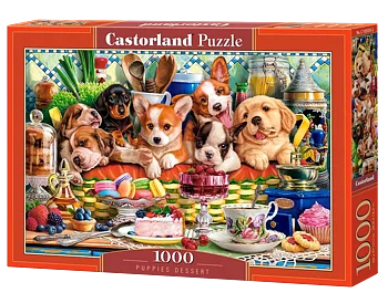 Puppies Dessert, 1000 Bitar Castorland