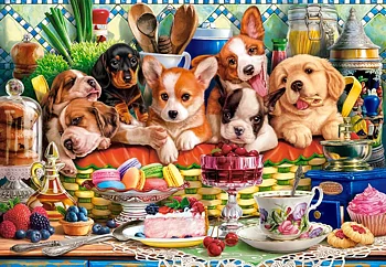 Puppies Dessert, 1000 Bitar Castorland