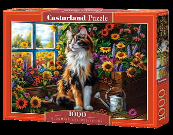 Blooming Cat Meditation, 1000 Bitar Castorland
