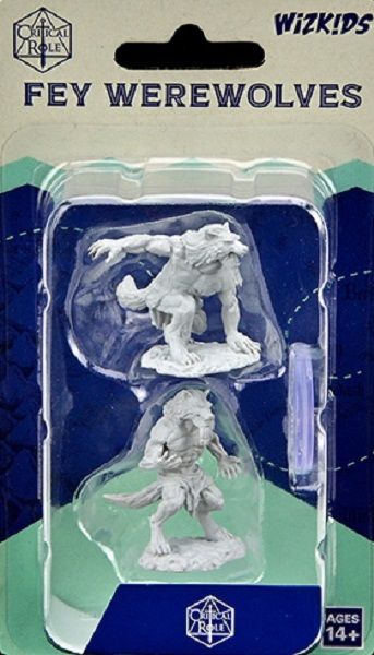 Critical Role Unpainted Miniatures: Fey Werewolves