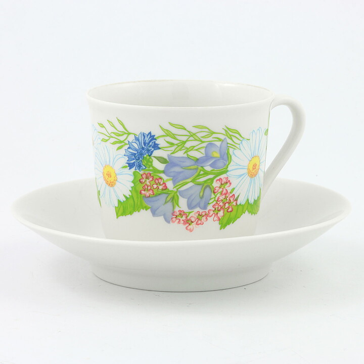 マルガレータ・リリエスコルド  Midsommarシリーズ  花のコーヒーカップ  (9cm)  1981年 (2)
