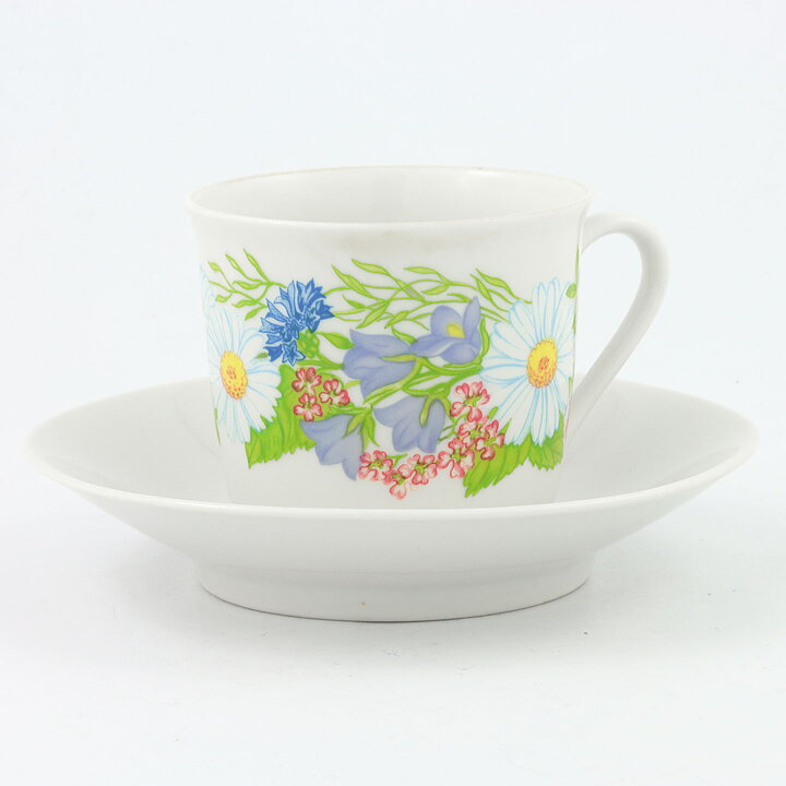 Margareta Lilliesköld (Midsommar 1981) Coffee Cup with Flower Decor 9 cm (3)