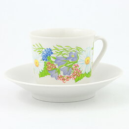Margareta Lilliesköld (Midsommar 1981) Coffee Cup with Flower Decor 9 cm (4)
