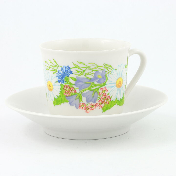 Margareta Lilliesköld (Midsommar 1981) Coffee Cup with Flower Decor 9 cm (4)