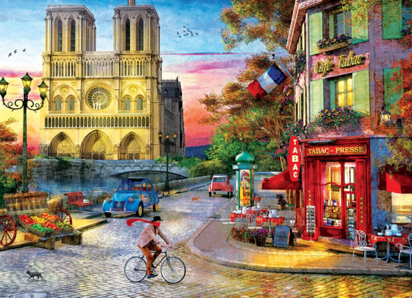 Notre Dame Sunset, 1000 Bitar Eurographics