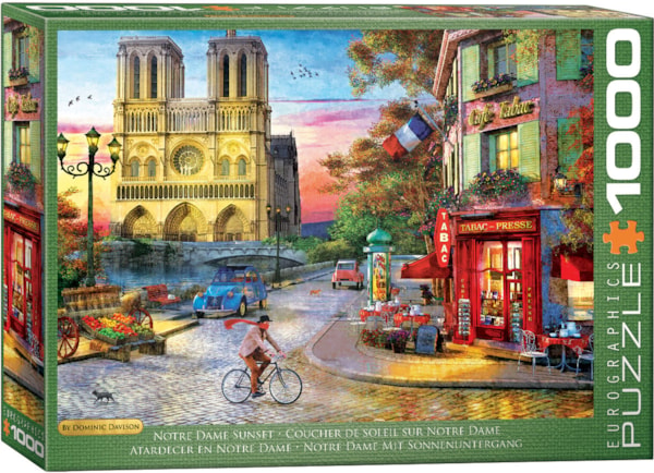 Notre Dame Sunset, 1000 Bitar Eurographics - 2