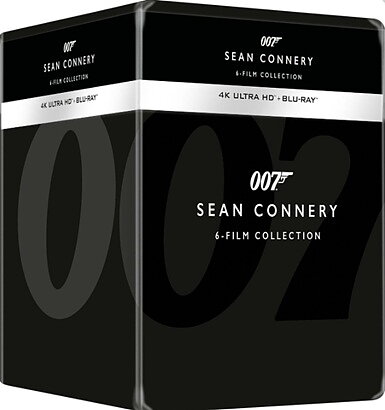 Sean Connery James Bond 6-Film Collection - Limited Edition Steelbook (BLU-RAY 4K ULTRA HD + BLU-RAY)